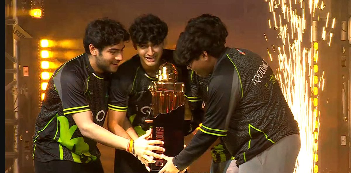 Congratulations team!!!! 🚀💙💚 
Much awaited 🏆 <a href="/Soul_esportsgg/">Team iQOOSouL</a> #bgmi