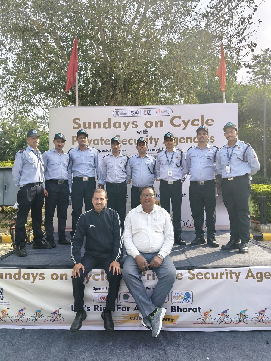citialert22's tweet photo. CitiaLert Security Pvt. Ltd. was proud to participate in the “Sundays on Cycle” initiative held on 29th March 2026, in collaboration with CAPSI and the Fit India movement. 
#citialert #fitindiamovement #capsi #citialertsecurity #fyp https://t.co/HhAGplTtYC