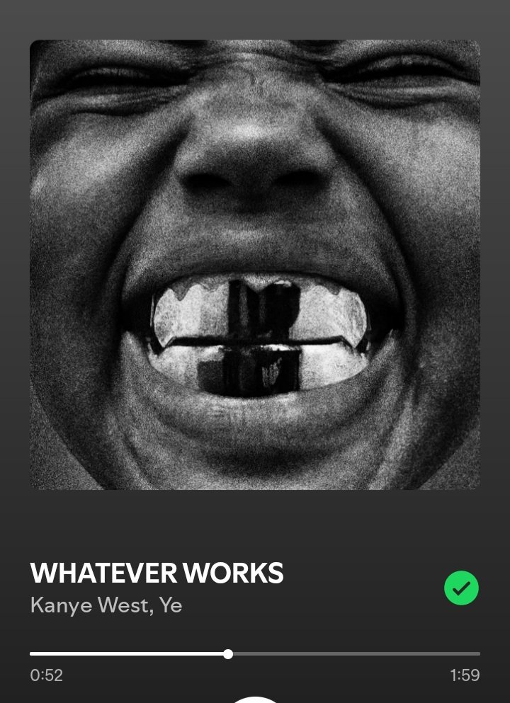 Byybody's tweet photo. WHATEVER WORKS is genuinely the best piece of music to bless our ears since 2020 https://t.co/AyP208lWAk