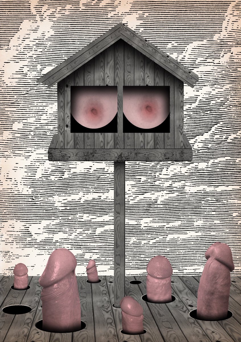 metafables's tweet photo. "The Birdbox" (2026)
© Andrew Blucha 
#collageart #surrealart #nsfwart https://t.co/W74poKzb3D