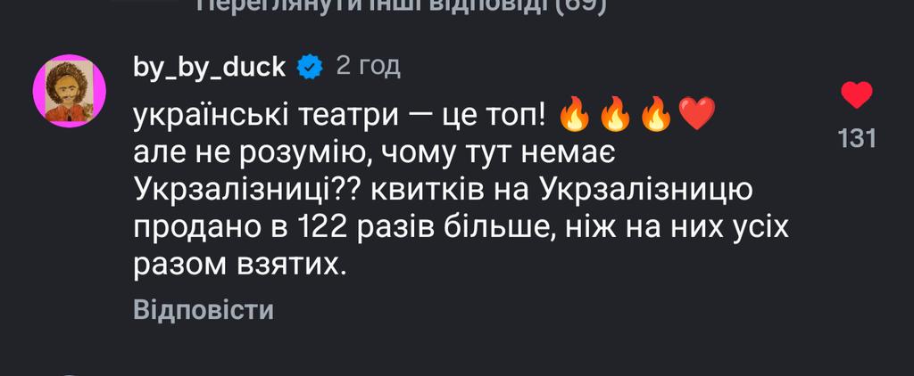 Нічого кращого ви вже під тим дописом не найдете