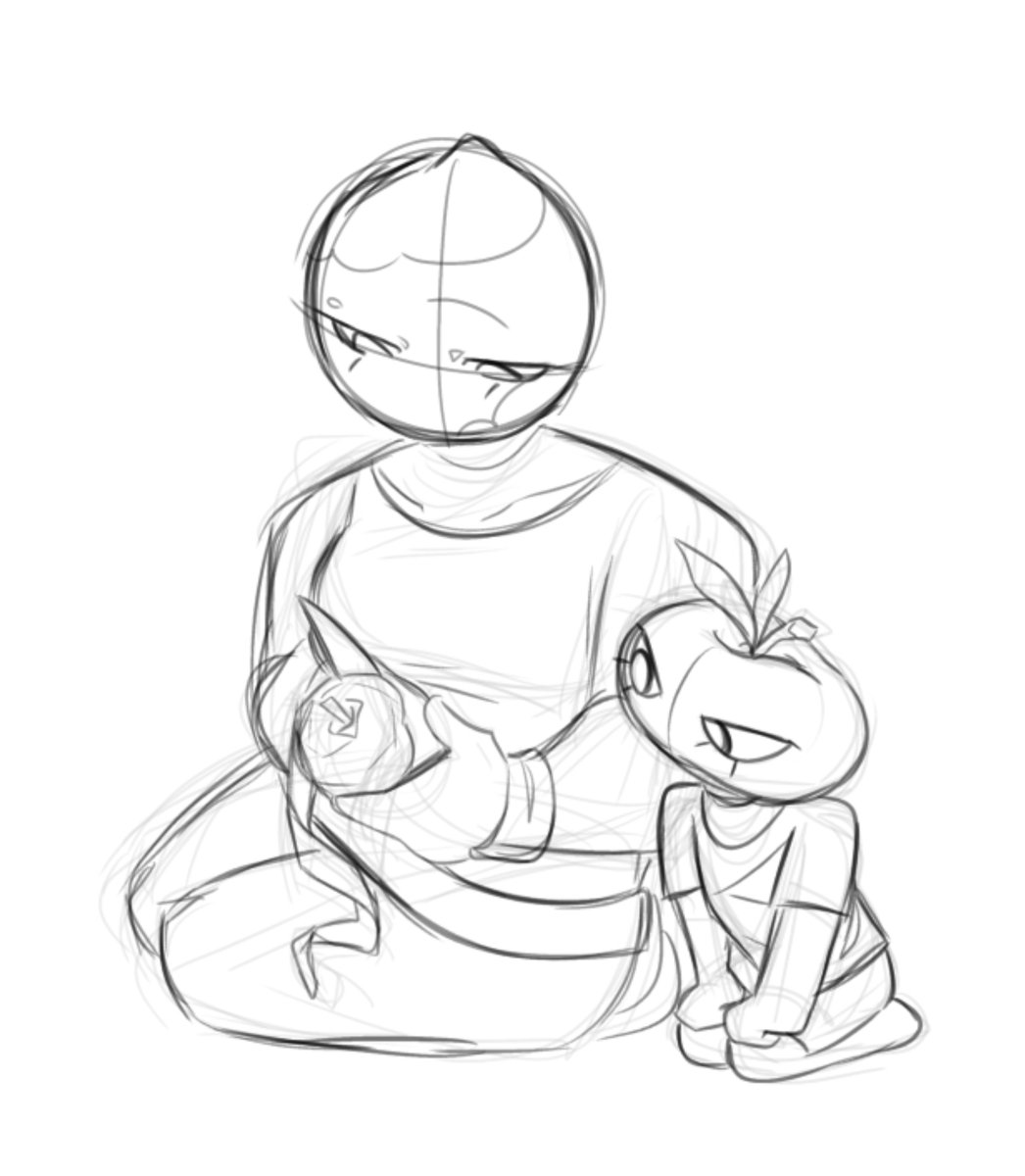 MeteorCluster's tweet photo. My current #groceryloveisland ocs but instead of just making them be pngs, I’m going up a step and ACTUALLY give them stories /silly /J

Anyways here’s a WIP https://t.co/q3HC6b4w9Q