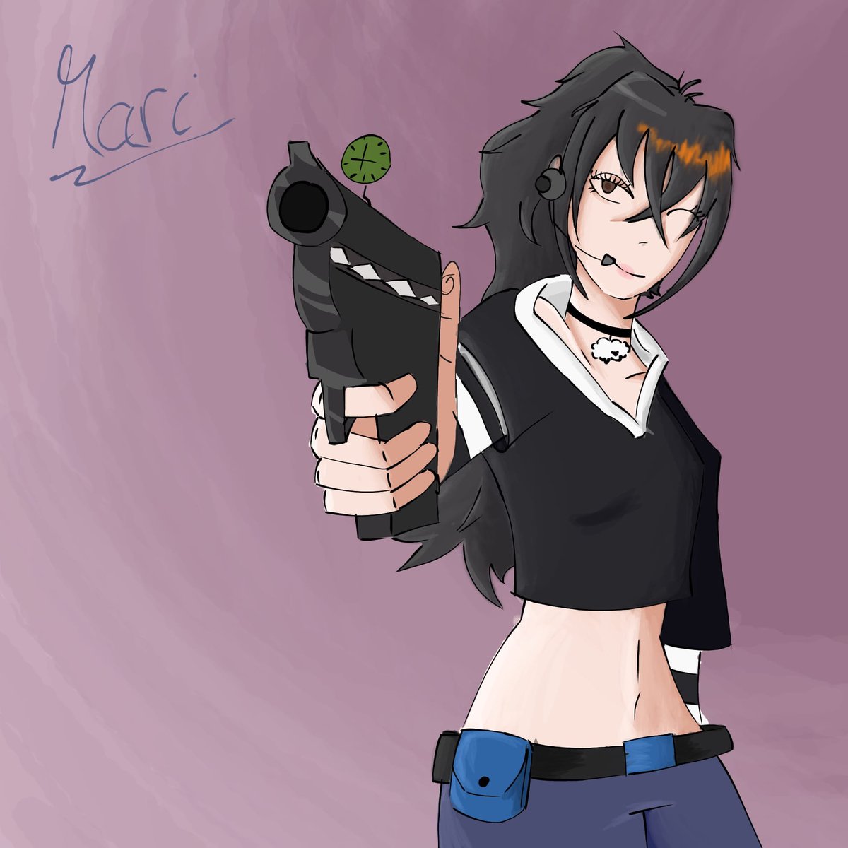 un dibujito de una serie de espias q esta haciendo un amiga sjsj
(me faltan un chingo help)