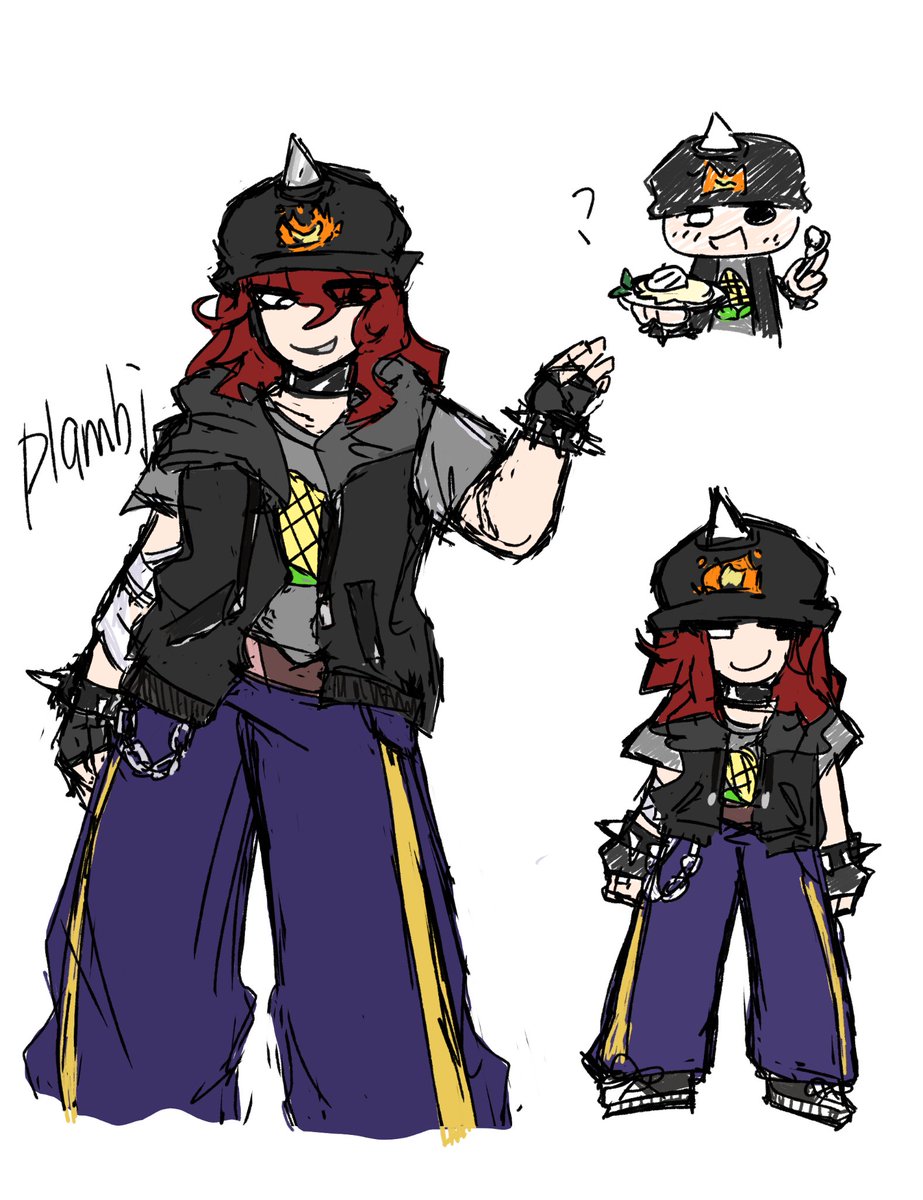 IVANPAST_'s tweet photo. #daveandbambi
 #definitivecorn
I drew Plambi yeah...
(I think he might have long and curly hair hmm https://t.co/4rcccNOj9l
