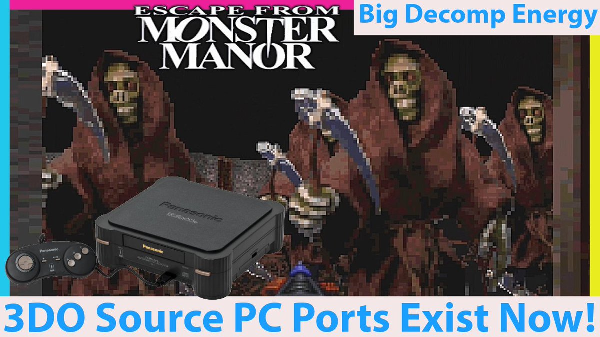 VEsoterica's tweet image. In the "news I did not expect" category Reave from @TeknoParrotEmu ported Escape from Monster Manor from 3DO to PC! Big Decomp Energy straight from the source code (vid in reply) #gaming #3DO #gamingnews #gaming_news