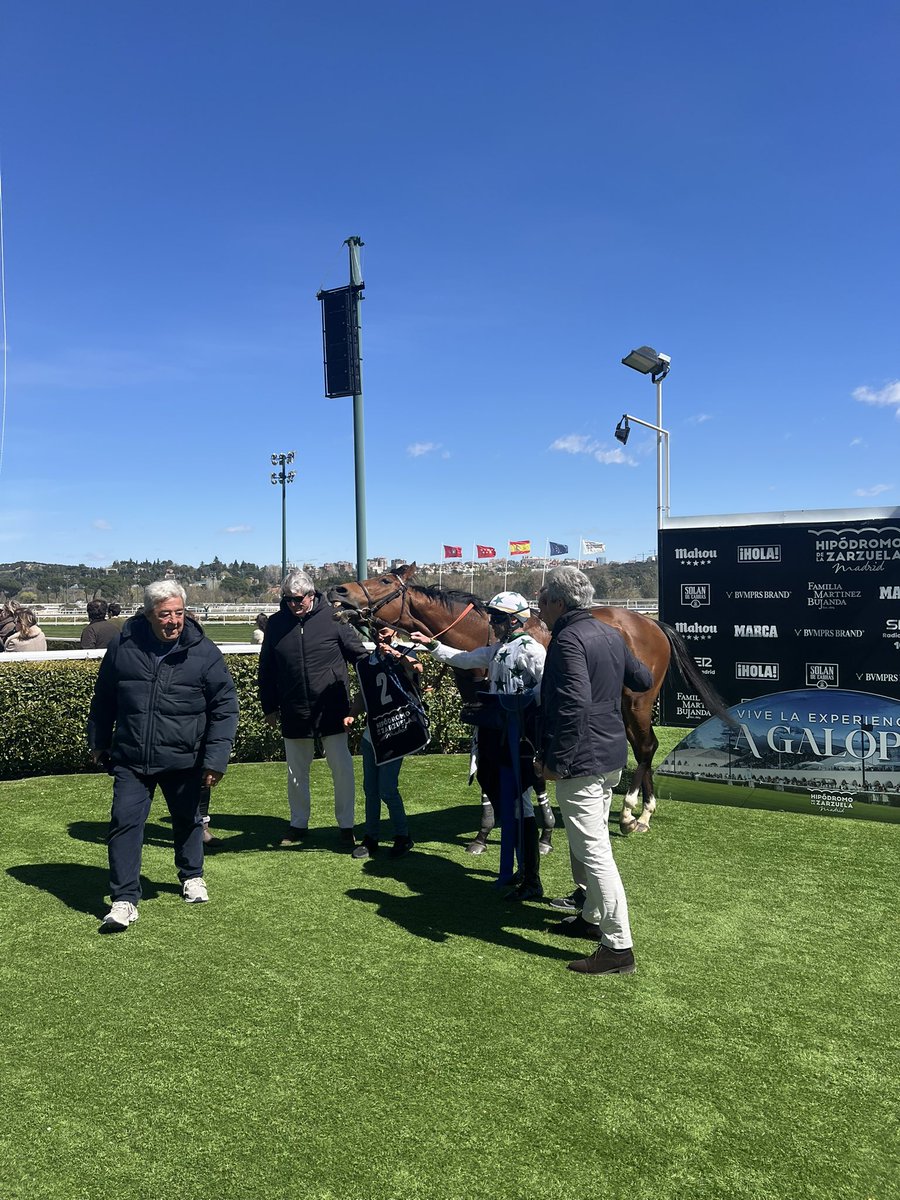 HipodromoMadrid's tweet photo. Quinta carrera: Premio Habitancum  

🥇 Tacarib Bay, Yeguada Rocío, preparación de @ArizkorretaR y monta de @JanacekVaclav 
🥈 The Snapper 
🥉 Empel 

¡Enhorabuena a los ganadores!🏇🏆 https://t.co/XS3tNmRjvx