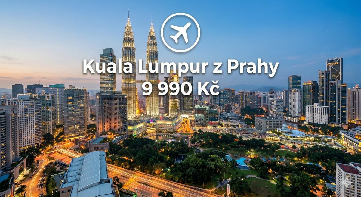 Levneletenkyorg's tweet photo. Zpáteční letenky z Prahy do Kuala Lumpur s Etihad Airways jsou za 9 990 Kč! 🇲🇾✈️ Termíny na sezónu 2026 s přestupem v Abú Dhabí. V ceně je odbavené zavazadlo i palubní servis. Rezervace a termíny zde 👇

https://t.co/fis7M4480T

#kualalumpur #malajsie #akcniletenky https://t.co/y0Bt8aDZmp