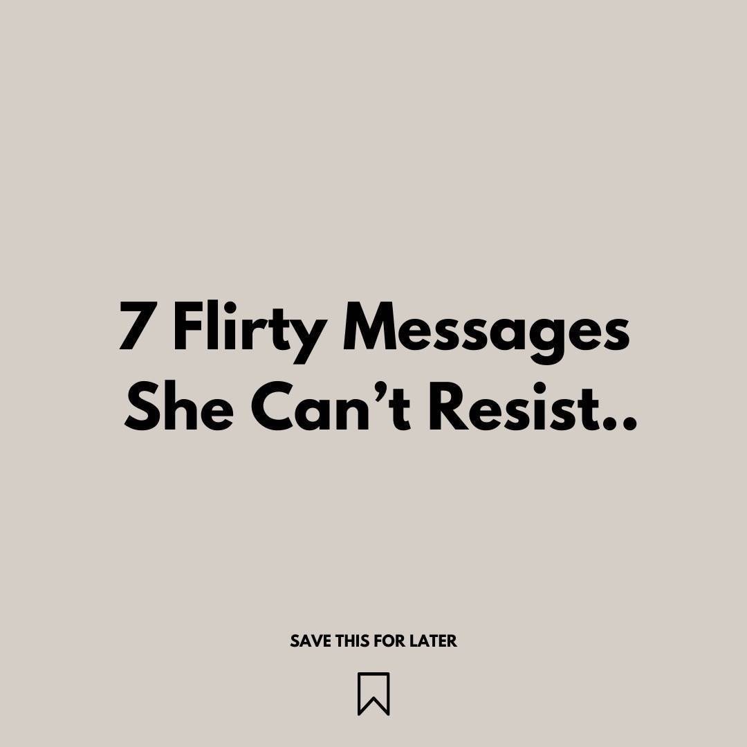 If she’s ignoring your texts, it’s not because she’s busy…

It’s because your messages are boring.

Send this instead and watch the difference.

-7 flirty texts she can’t ignore-