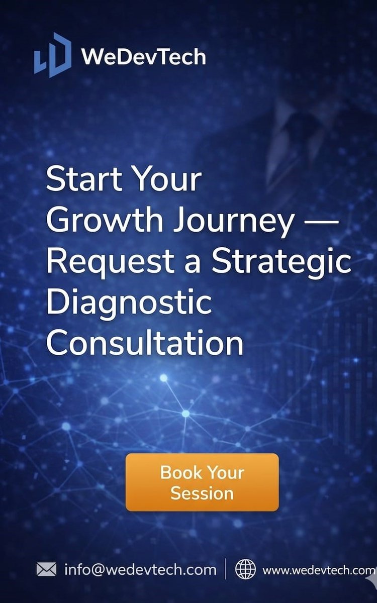 DevWe89094's tweet image. Our partners offer a complimentary strategic diagnostic session to identify opportunities and outline a high-impact roadmap. Request your meeting today.

Book your session with us:  wedevtech.com
#LeadGeneration #StrategySession #BusinessConsulting #WeDevTech