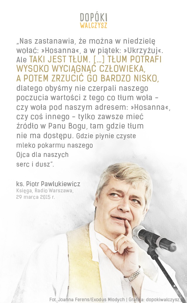 xppawlukiewicz's tweet photo. Dzisiaj kazania nie ma (xPiotr co roku głosił w tym okresie rekolekcje), ale za to mam cytat.

(E.) https://t.co/1271GXuXFW