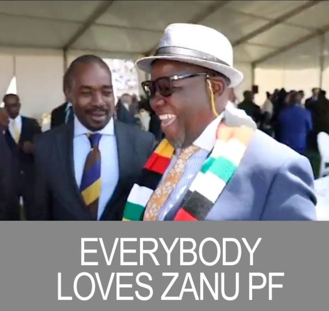 MulakazuvaL's tweet photo. @BaShonaBaShona @ShumbaTongesai @nelsonchamisa Zanu Pf is the people's party Tose tinokwana.
#JoinZanuPfToday https://t.co/B43YFVy1pB