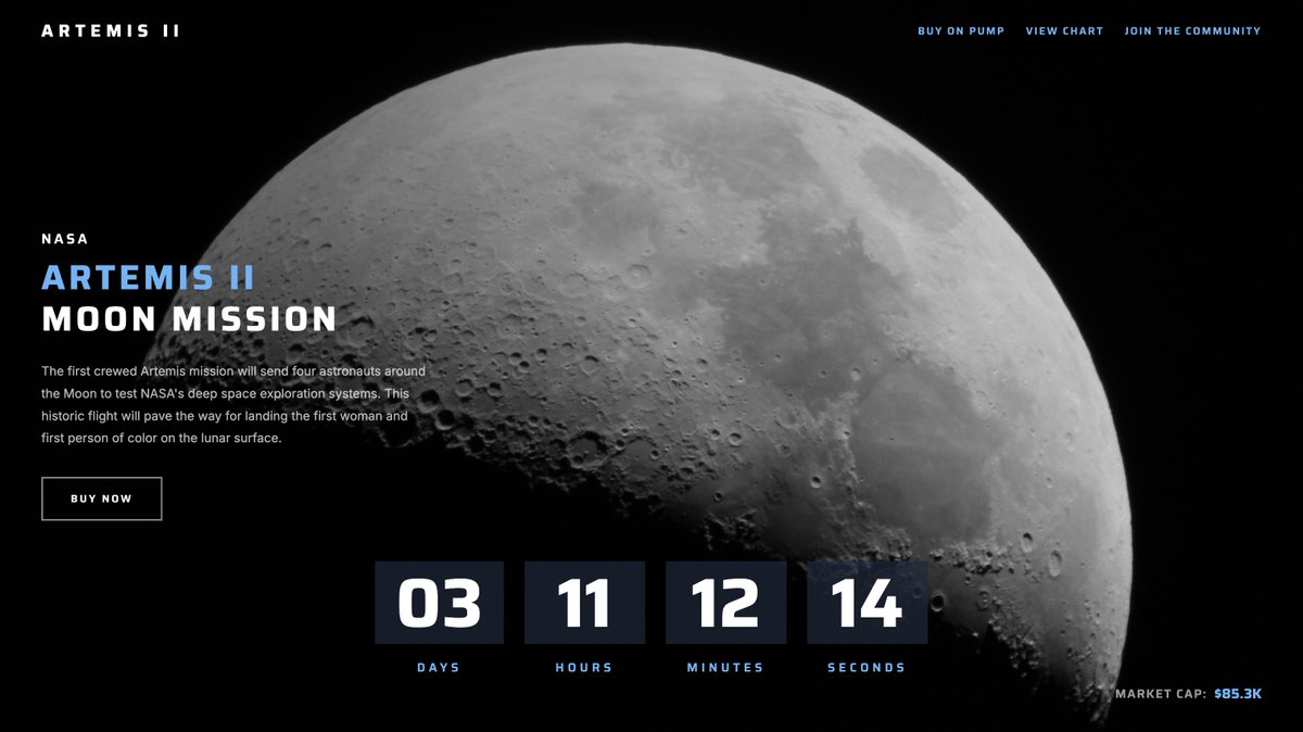 Artemis II tweet media