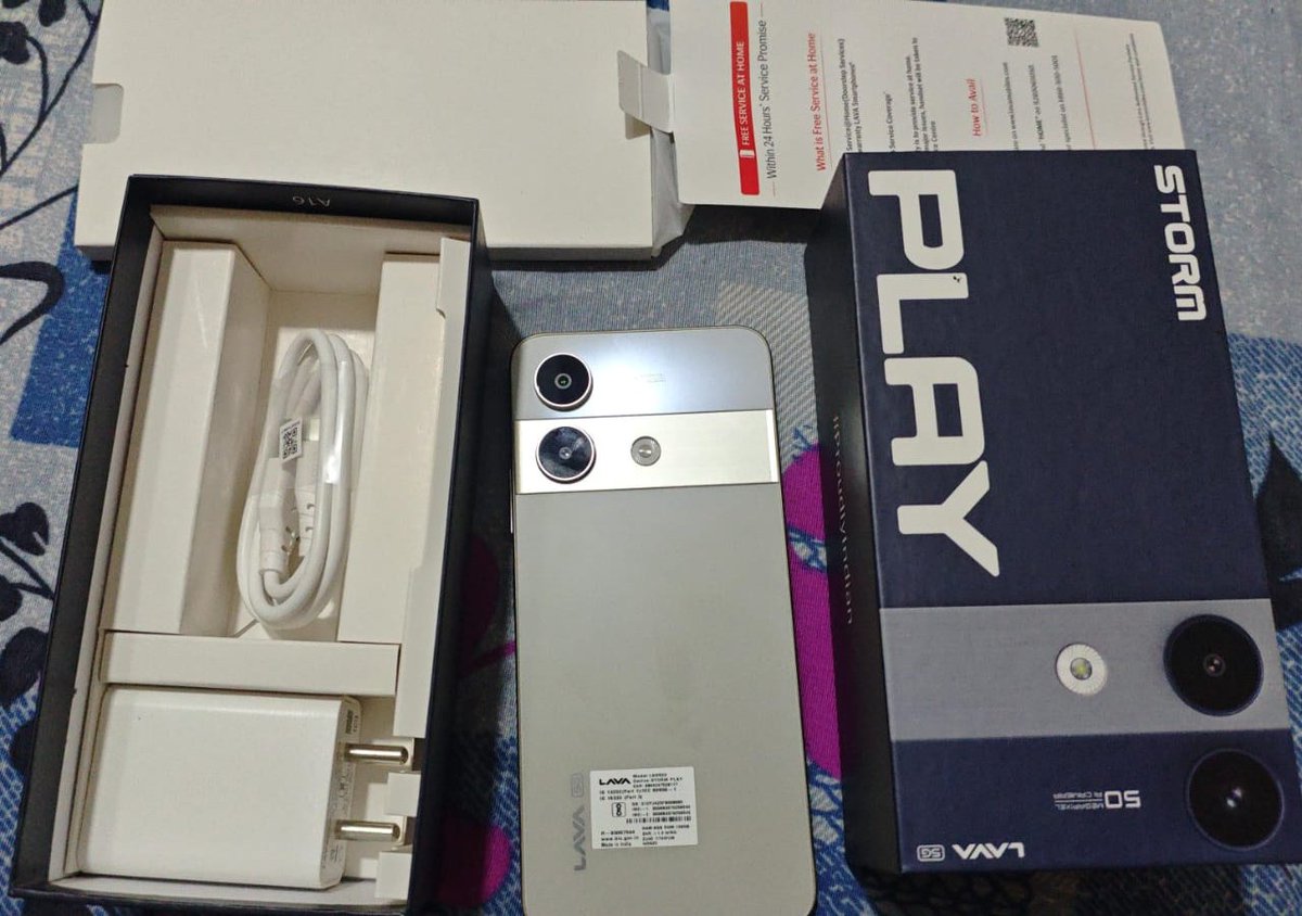 saqib_mohammed's tweet photo. Had issues with my Lava Storm Play (auto restart + volume key not working). Raised a complaint, and within 24 hours their team picked up the device, checked everything, and when it couldn’t be fixed—they provided a brand new replacement!👍 

#CustomerExperience #Lava https://t.co/OPkzZSp3YH