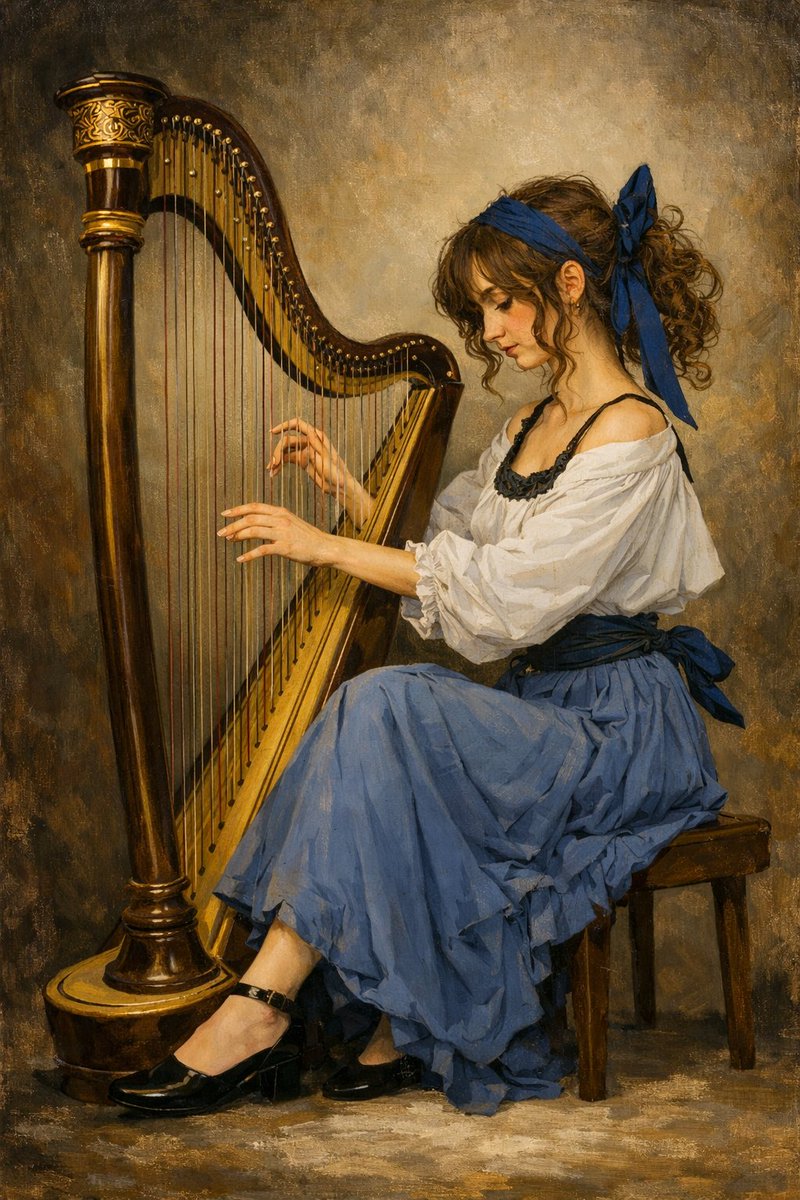 mHb9K7ojLvLwd18's tweet photo. Harp Girl – Classical Music Series
Now on ZORA
A quiet moment captured in soft classical tones.
A girl playing the harp, surrounded by warmth and nostalgia.
Now available on ZORA 🎼
Feel the calm and support if you like it.

#ZORA #NFT #NFTart #CryptoArt #ClassicalArt #MusicArt https://t.co/XTO5q2s26h
