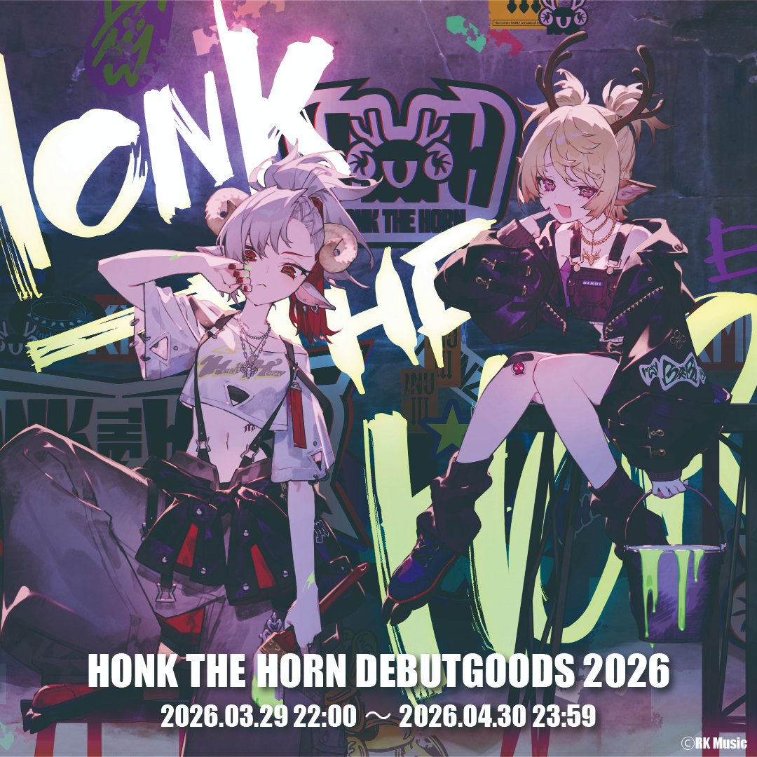 HONKTHEHORN_'s tweet photo. 📢HONK THE HORN NEWS⚡️

HONK THE HORNのデビューグッズが販売開始⚡️
https://t.co/QwlmnpQ3Zp

普段使いしやすいキャップや、重厚感あるメタルキーホルダー、KVを使用したヴィンテージティンサインなど、
今しか手に入らないグッズをぜひチェックしてみてください.....🐏🦌

※ショルダーストラップは確保している資材の都合上、製作できる数に限りがございます。
予定数に達し次第、受付終了となります。

販売期間：3月29日(日)22:00〜4月30日(木)

#HTH