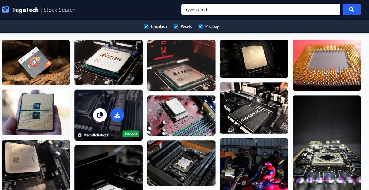 Da saga "bons usos para a IA", e farto de andar a saltar de site em site, usei o Gemini para criar uma plataforma onde posso rapidamente pesquisar por imagens dentro das principais plataformas de imagens de Stock gratuitas. 🤷‍♂️