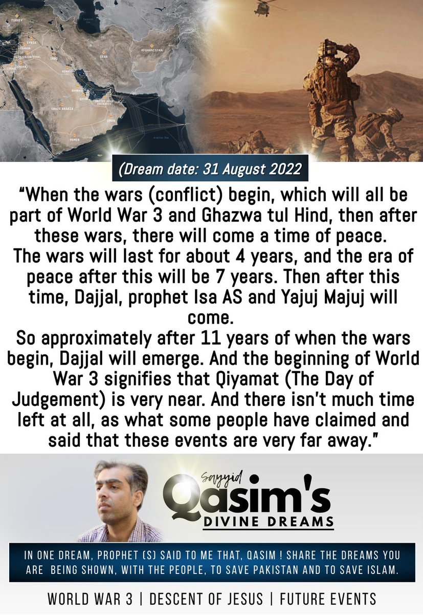 Muhammad Qasim dreams