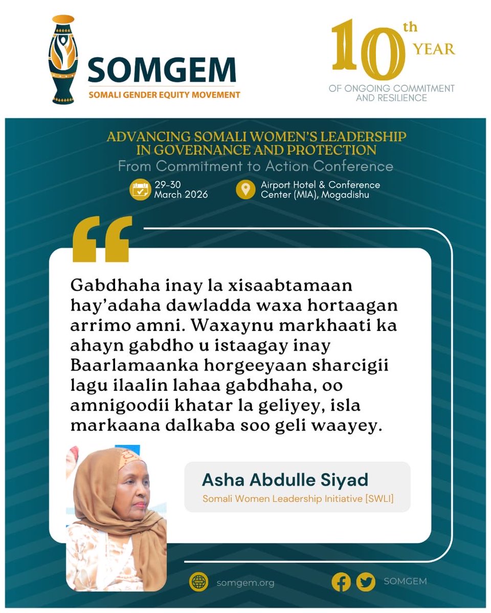 sgem2016's tweet photo. #SGEMConference #GenderEquitySomalia #TenYearsofImpact #UHiiliHaweenka https://t.co/qTycESSkjU