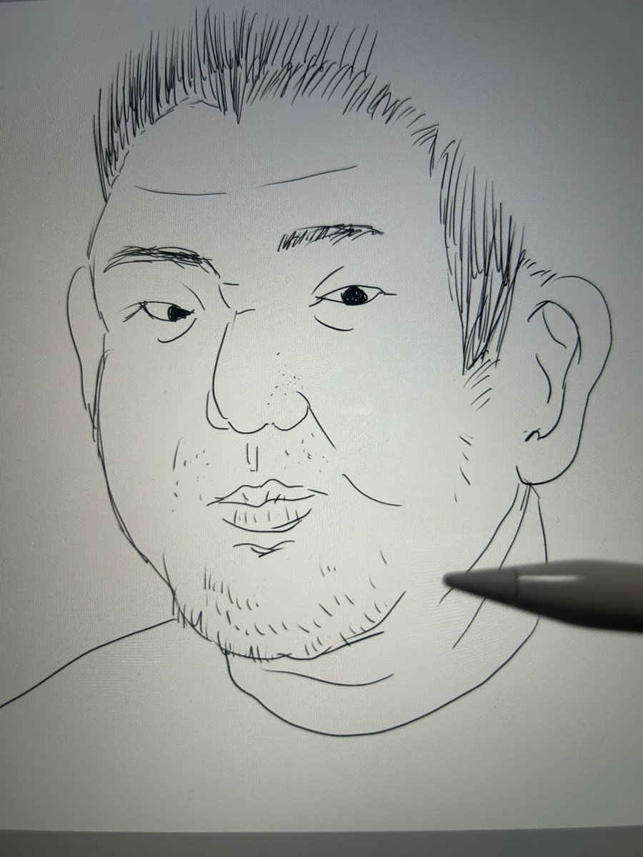he666ll's tweet photo. ストレス発散に架空のおっさん描いてたら
ママに見られて『やだぁー』って言われた草 https://t.co/w4DQuAhNdT