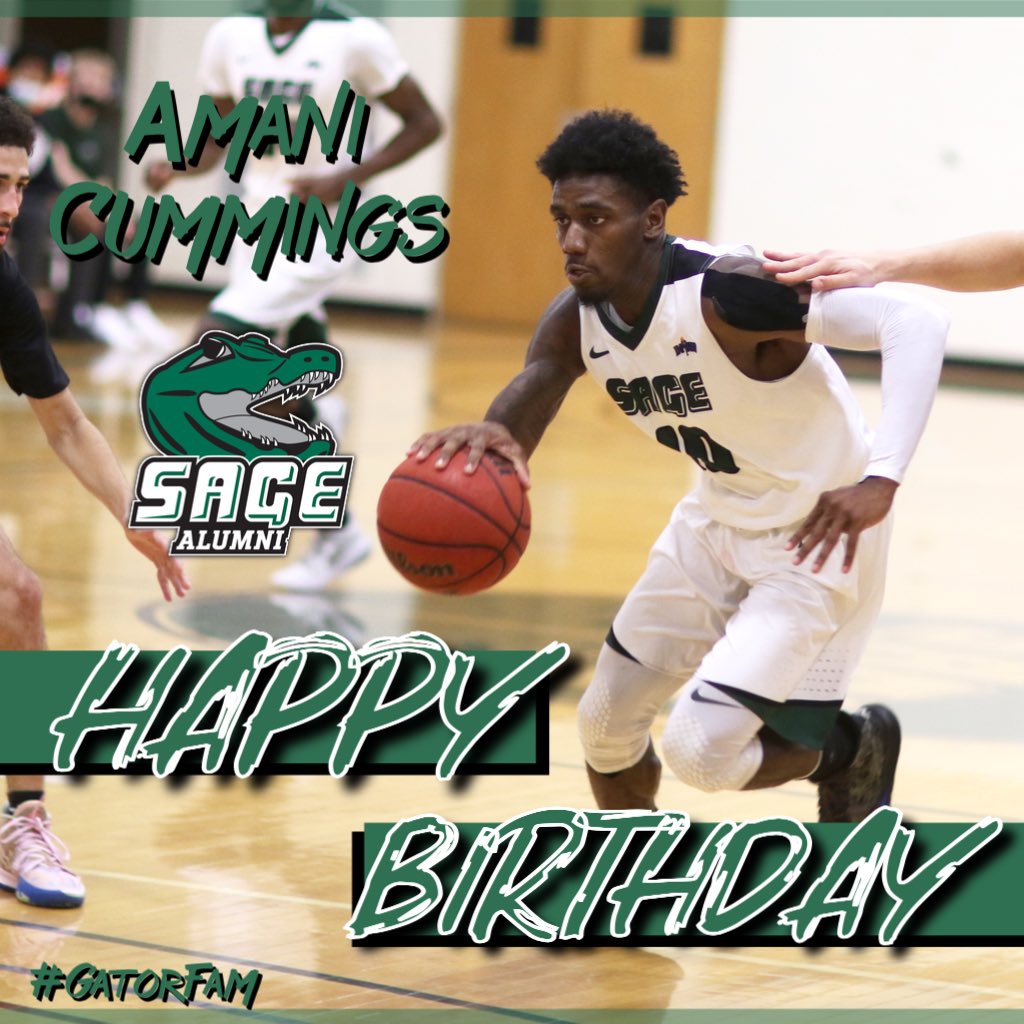Sage_Hoops's tweet photo. Sage Nation, please join us in wishing former Gator guard and All Empire 8 Conference Selection, Amani Cummings, a very Happy Birthday today! Enjoy your day GatorFam! 🐊 https://t.co/48a09Pa9YP