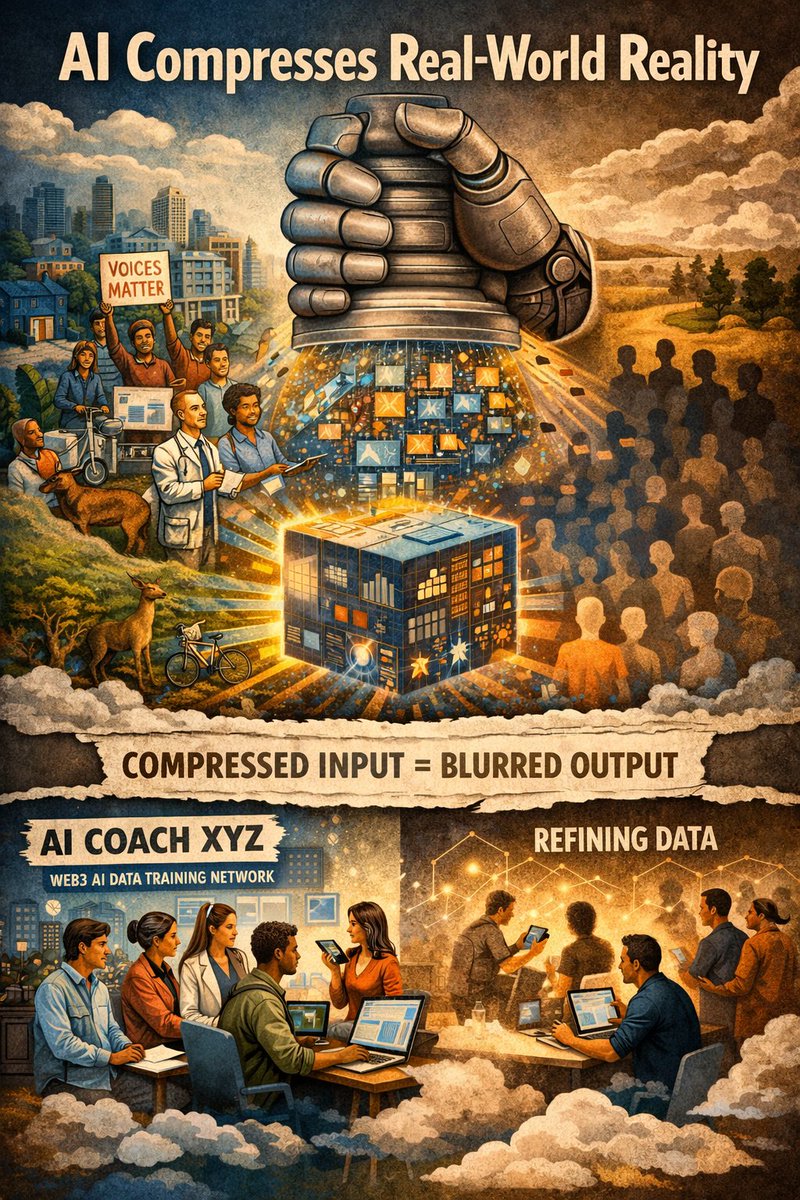Compression Is Intelligence AI doesn’t just reflect reality… it compresses it. Millions of real ...