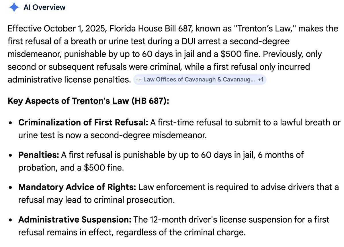 BadFoxGraphics's tweet photo. "We know that 10% of urine drug tests can have false positives…so it's possible that he wants to more have more nuanced conversations there, and that's where DUI laws needs to kind of come more modern" –@NBSaphierMD

FACT CHECK: Refusing a drug test is against the law in Florida https://t.co/M1QoXWIa10
