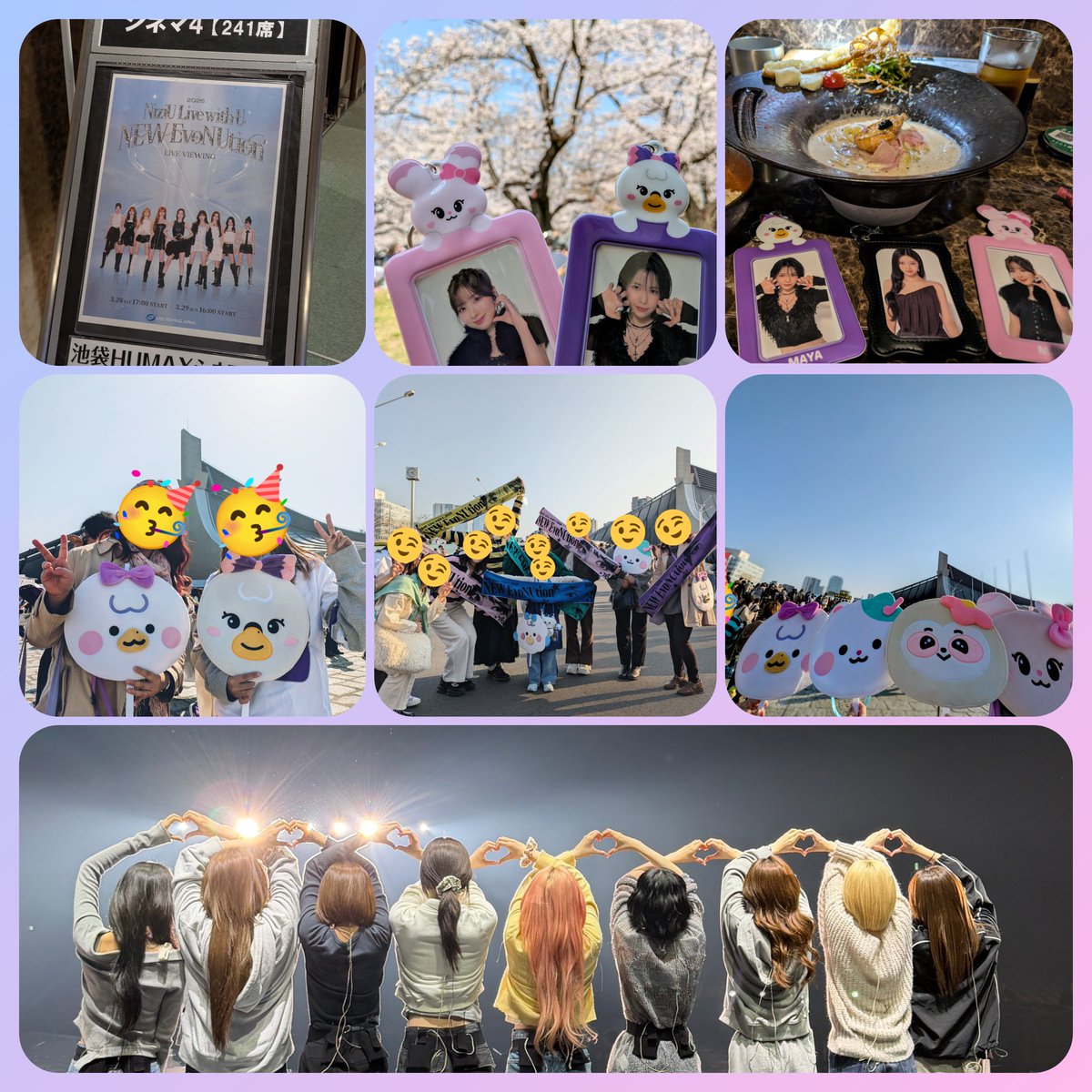 WithUloveMAYA's tweet photo. 5度目のツアー完走本当におめでとう🎊🎶

代々木と今日のライビュのみの参戦だったけど、どんどん大人っぽくかっこよくなっていくNiziUちゃんに感動泣きしながら、やりたいことにチャレンジし続けるパワーを貰いました🍀* ゚

ずっと大好き🫶🏻︎🌈

#NiziU
#NiziU_tour #LivewithU2026 #NEW_EvoNUtion https://t.co/EkmOFvp3Nn
