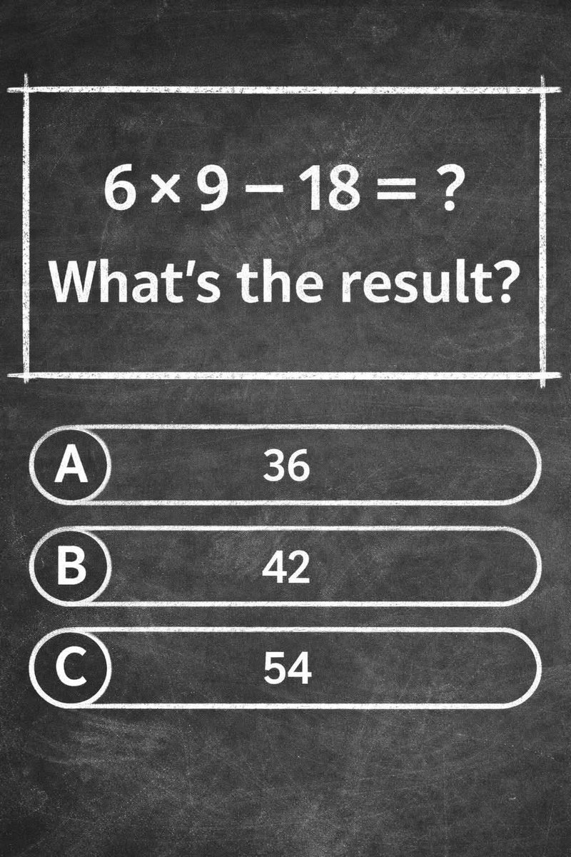 What's the result A, B or C