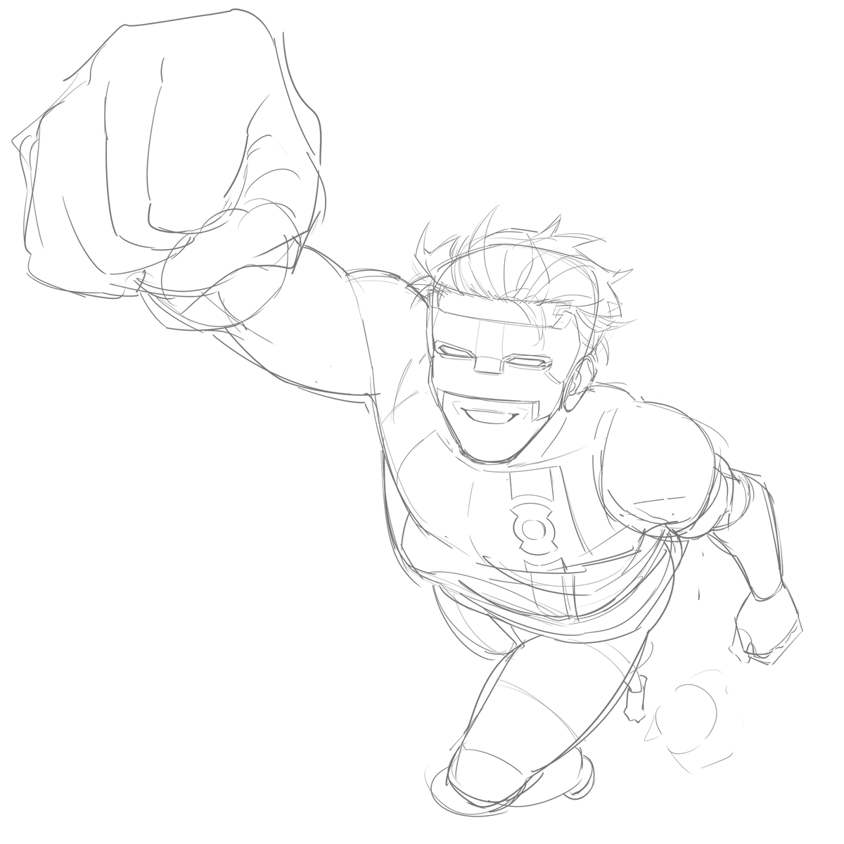 Kyle Rayner WIP #greenlantern #kylerayner #dc