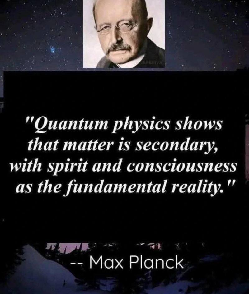 ThriveMovement's tweet image. Max Planck understood what we described in great detail in "Thrive: What on Earth Will it Take?" Quantum physics proves what ancient masters already knew: that consciousness creates reality. Check it out at freetothrive.com

#thrive #ancientwisdom #moderntechnology