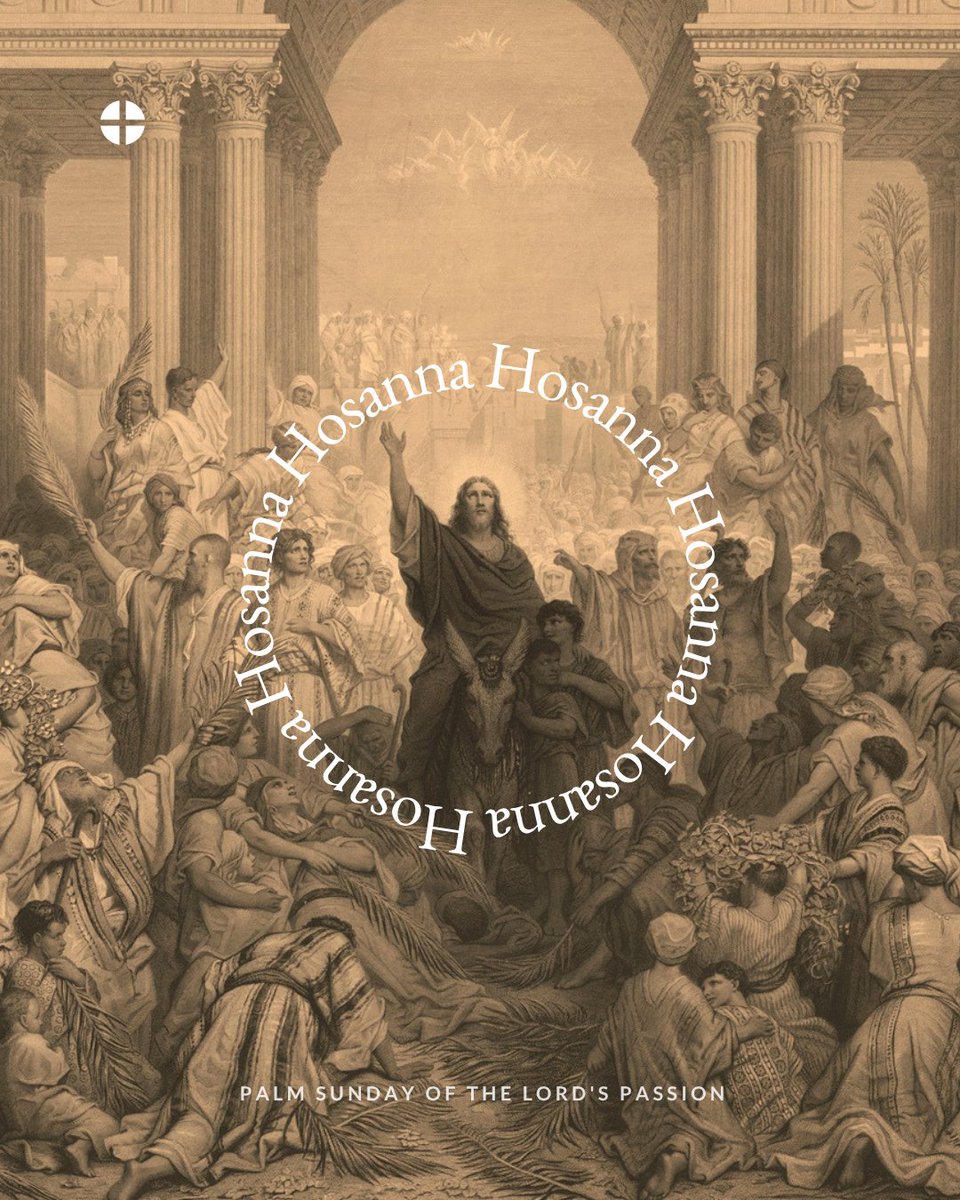 USCCB's tweet photo. The crowds preceding him and those following
kept crying out and saying:
"Hosanna to the Son of David;
blessed is he who comes in the name of the Lord;
hosanna in the highest."
And when he entered Jerusalem
the whole city was shaken and asked, "Who is this?"
And the crowds replied,
"This is Jesus the prophet, from Nazareth in Galilee."

Matthew 21:1-11
