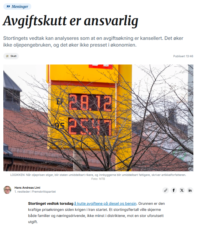 Øystein Sjølie tweet media