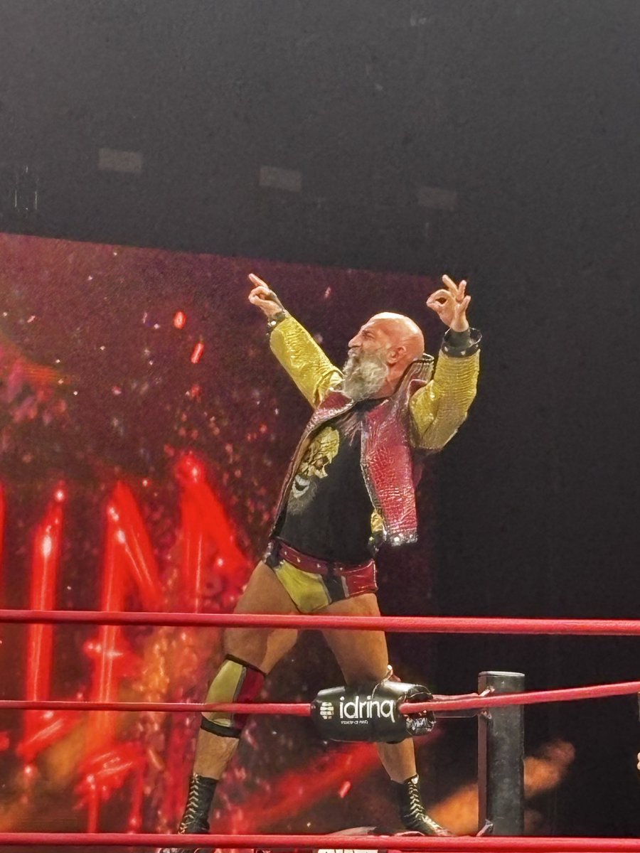 MitchP1983's tweet photo. Here’s some shots of the #PsychoKiller @MrTommasoCiampa last night at @AEW #Collision in #CedarRapids IA! #Wrestling #AEW https://t.co/IFqCIJX7hJ