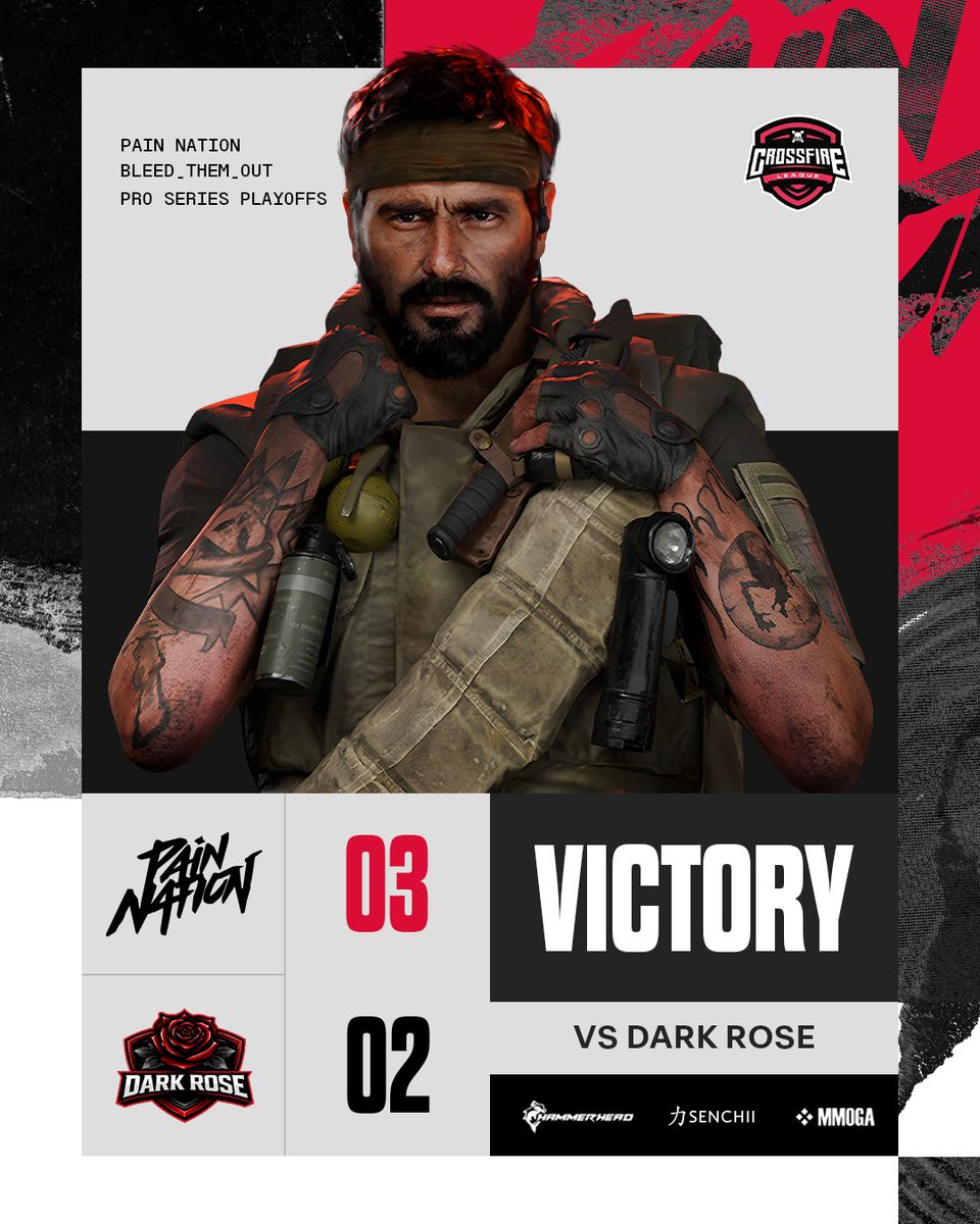 We take down #DarkRose in winners round 2 of the <a href="/CrossfireGGs/">Crossfire League</a> Pro Series Playoffs and advance to the winners final!

#BleedThemOut 🩸