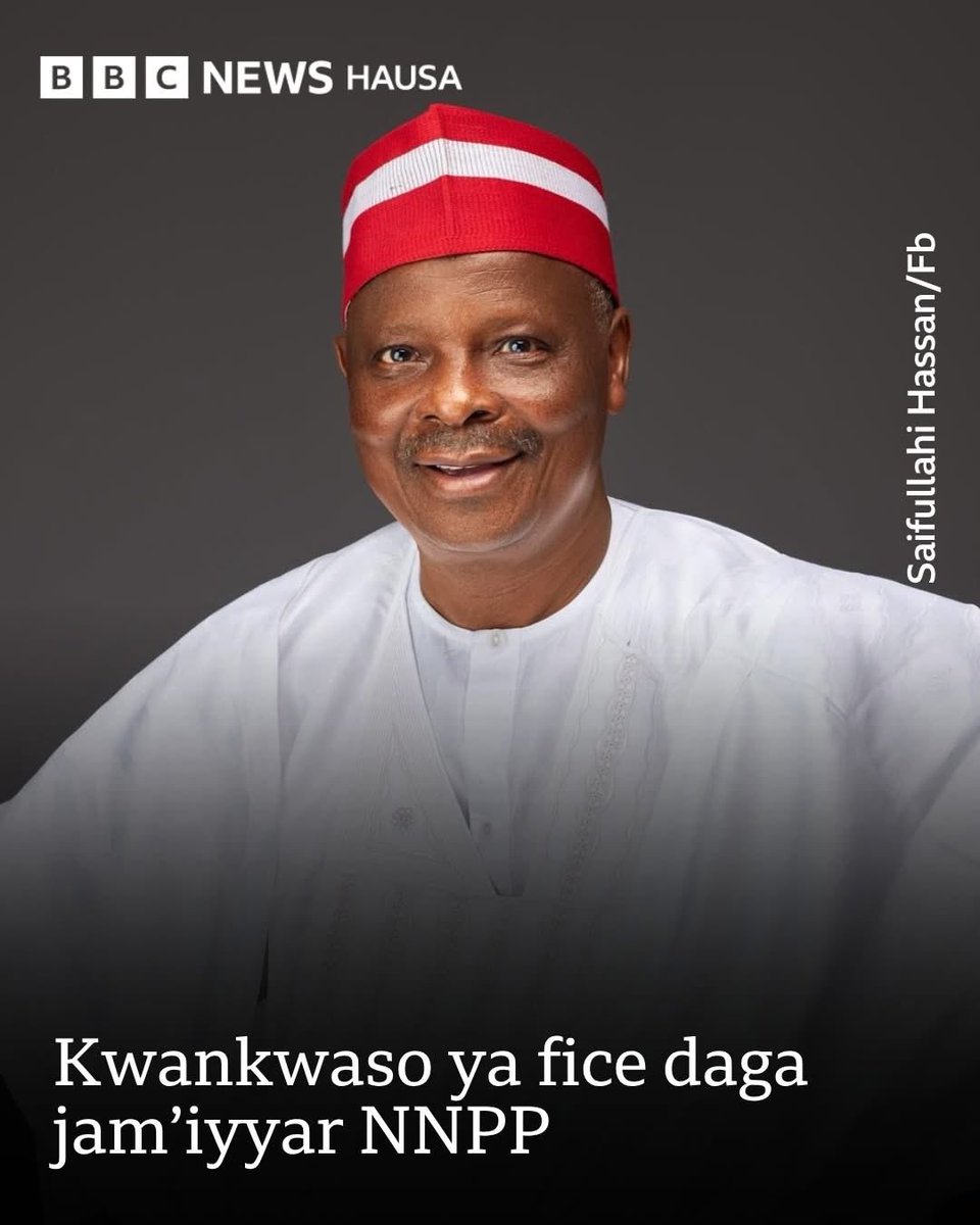 Sanata Rabiu Kwankwaso ya fice daga NNPP ne a daidai lokacin da manyan jiga-jigan adawar Najeriya ke ƙoƙarin ƙulla wani ƙawancen siyasa domin "kawar da jam'iyyar APC a 2027".

A 2022 ne Kwankwaso ya koma jam'iyyar NNPP sannan ya tsaya takarar shugaban ƙasa, ya kuma yi nasarar