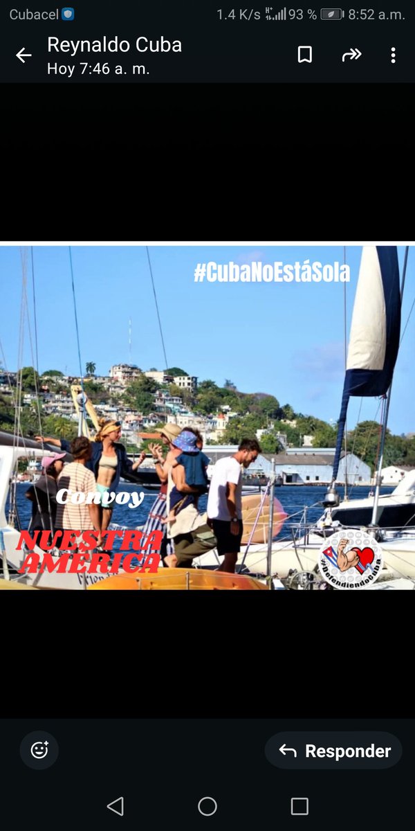 #DomingoDeReflexiones✨👇

Cuando la solidaridad la intentan bloquear, ella se multiplica.💚💚💚💚💚

#CubaNoEstáSola✊
#DefendiendoCuba🇨🇺💪❤️