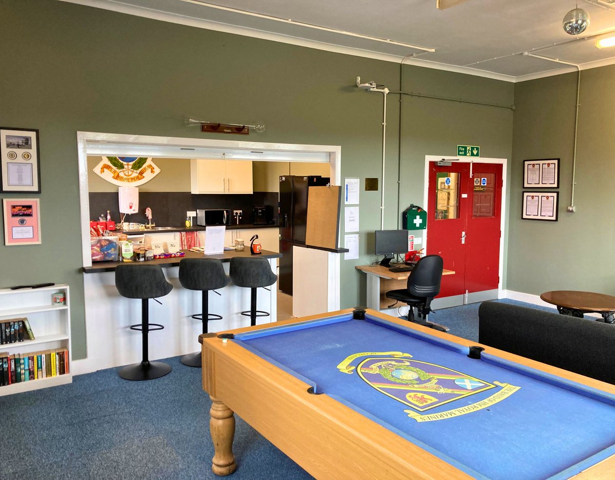 RNRMC's tweet photo. The “Coffee Boat” has been where @RMSchoolofMusic Royal Marines Band Scotland musicians pause, connect, and reset. Now it’s being refreshed to better support the 57 musicians who use it every day. Read more... https://t.co/GjFi3oN0Gh

#RoyalMarinesBand #RNRMC #NuffieldTrust https://t.co/vH7fLWcgGr