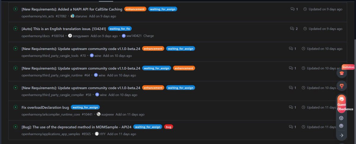 LivingInHarmony's tweet photo. more API 24 references and 26 for the first time (After 6.1 API 23, another 6.1 iteration and 7.0 stable in the works) - March 28 discovery 
#OpenHarmony #Development #Updates #Huawei #HarmonyOS #Gitcode #SourceCode #API24 #API26 https://t.co/XIX3Gym4zU
