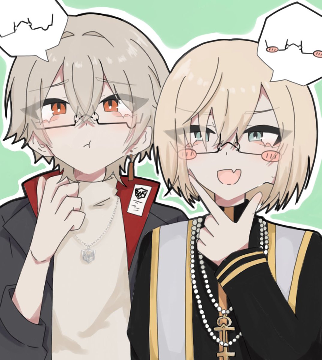 FubuYang's tweet photo. 👓✨

 #弐トノ壁画　#キルシュトル展 https://t.co/NOLcY3XALc
