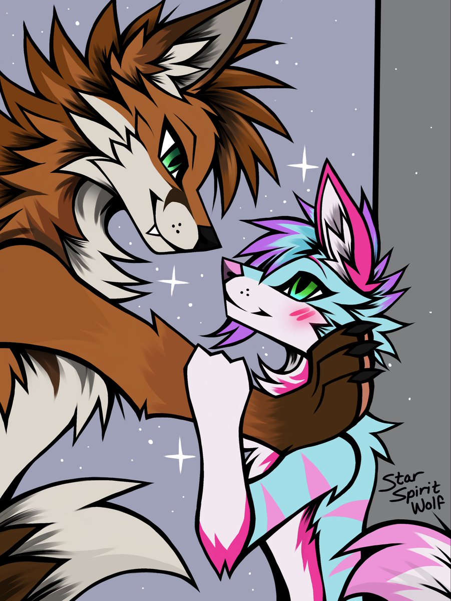 StarSpiritWolf's tweet photo. Message me if you’d like a YCH! ⭐️ 65 USD total! 
I have a few slots open :D https://t.co/y7AIEo8aBB