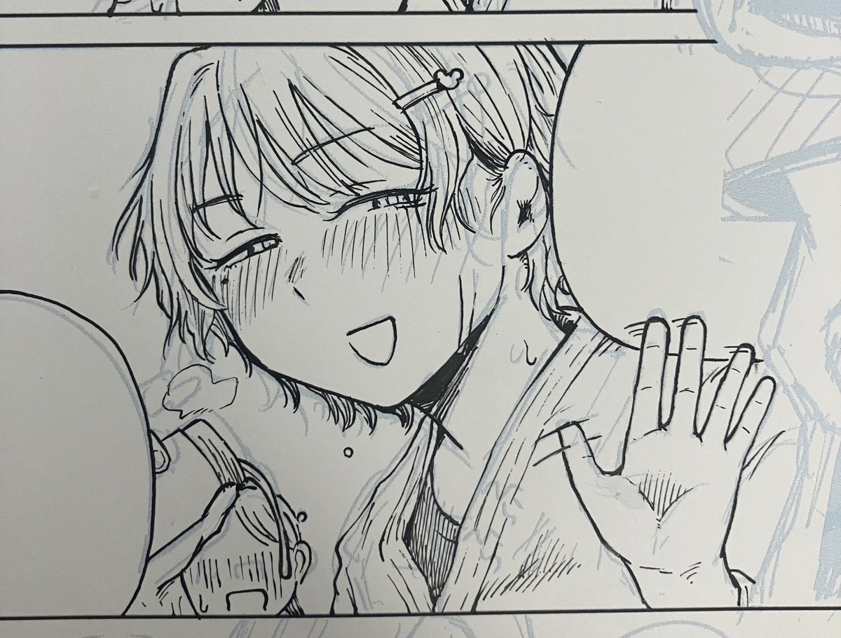 今回の漫画、線画アナログでした。楽しかったし、なんと伸び代がある 