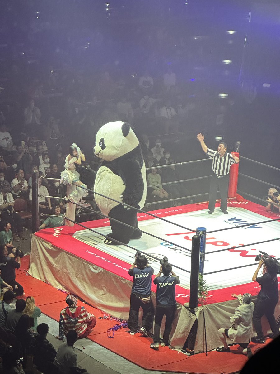 竹下選手の応援に行ってきたんだけど
あのパワポの写真の許可取ってるよね？が気になって…
ジャイアントパンダ定期的に見たくなるよね👀
#tjpw