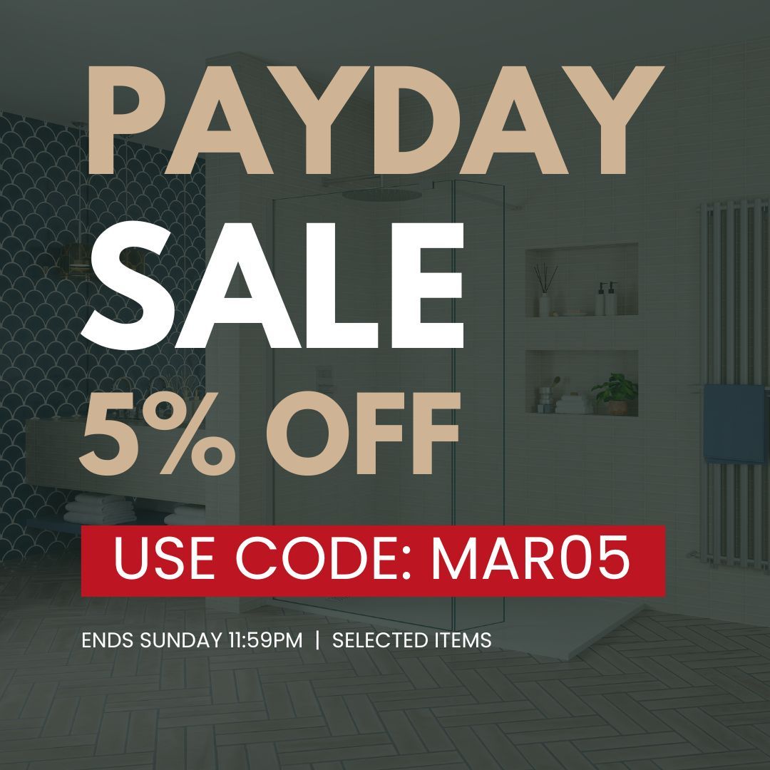 Lowcostplumbing's tweet photo. Clock’s ticking ⏰Payday Sale is on.
Get 5% OFF sitewide with code FEB05.
Shop online 👉 https://t.co/RiCxdVHyXD
Ends Sunday at 11.59PM.
Exclusions apply. https://t.co/vrgpak01ko