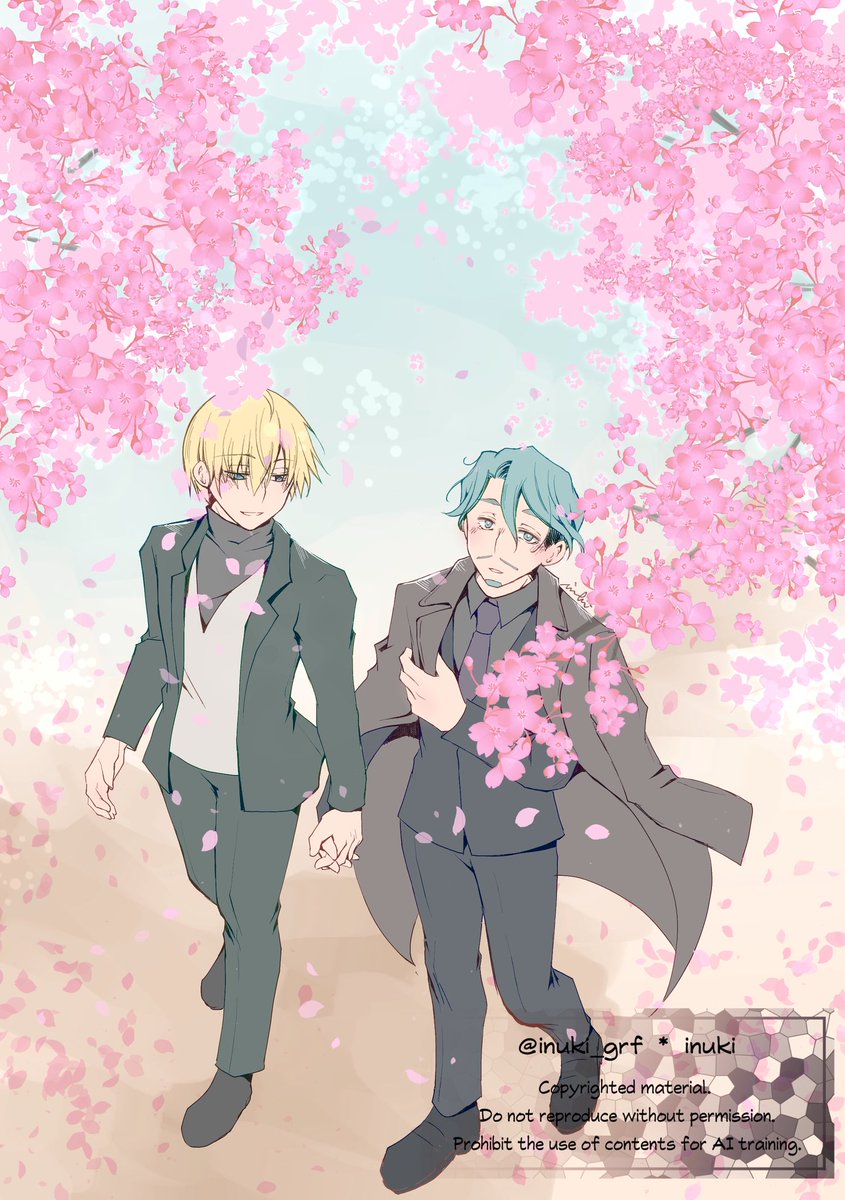 お題…桜
🟥🟩

桜並木お散歩。

 #深夜のシャリ受ワンドロワンライ