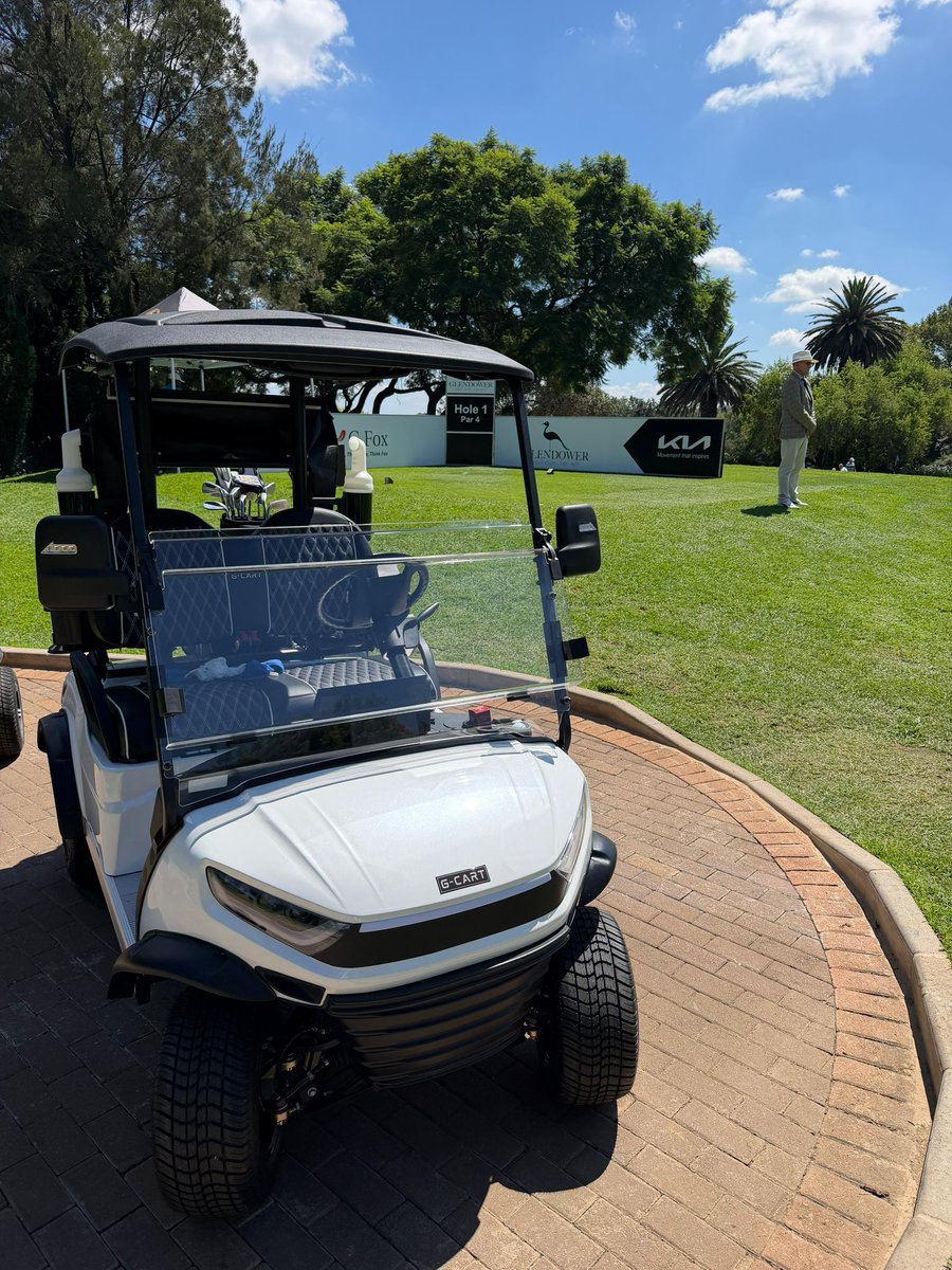 GANELEC's tweet photo. Out and about with the G-CART by GANELEC at Glendower Golf Club ⛳️

Powering players through the club champs with comfort, style, and reliability. https://t.co/RddLtCMJ0T