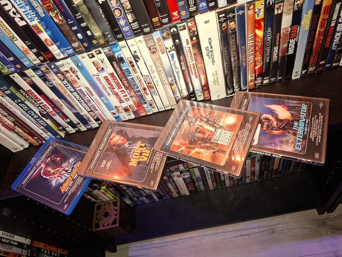 Shadem987's tweet photo. 📀 Derniers achats en vrac 👇
#cinéma #collection #horreur #horror #movie #film #movies #bluray #moviecollection #moviecollector #moviecollectors #moviecollecting #dvd #films #bluraycollection #bluraycollector #dvdcollection #dvdcollector #dvds #horrormovies #horrorfan https://t.co/xKPcGlpSsA