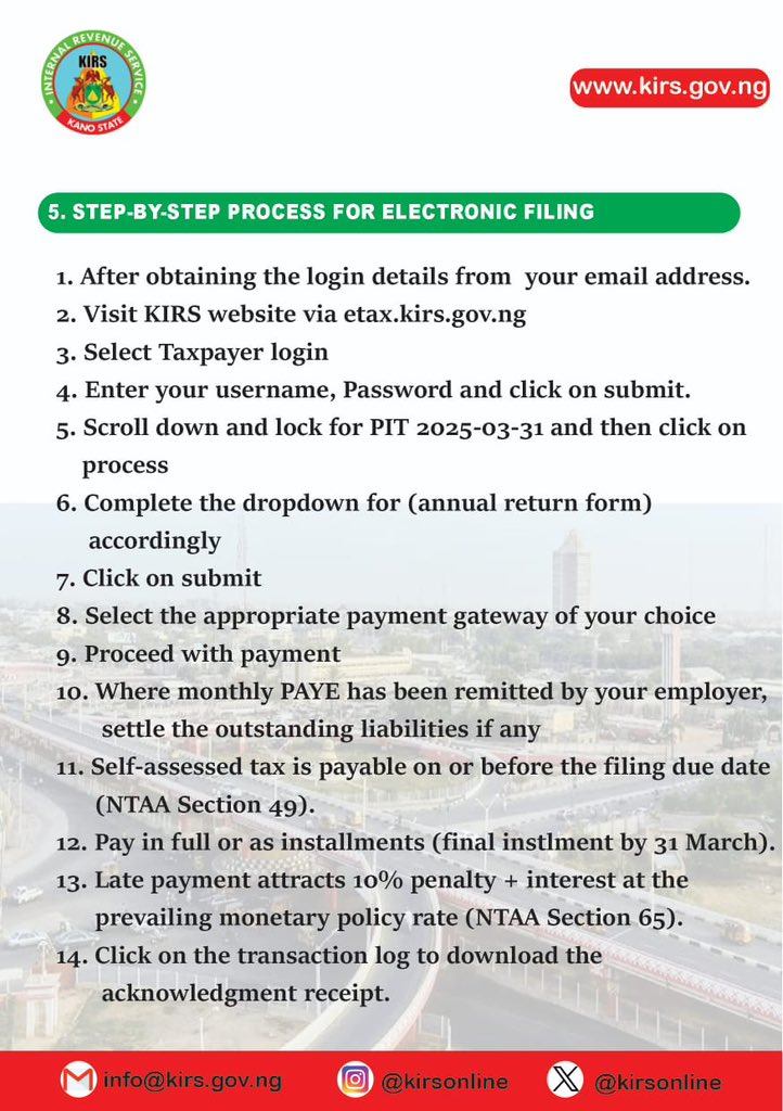 Kano State Internal Revenue Service tweet media