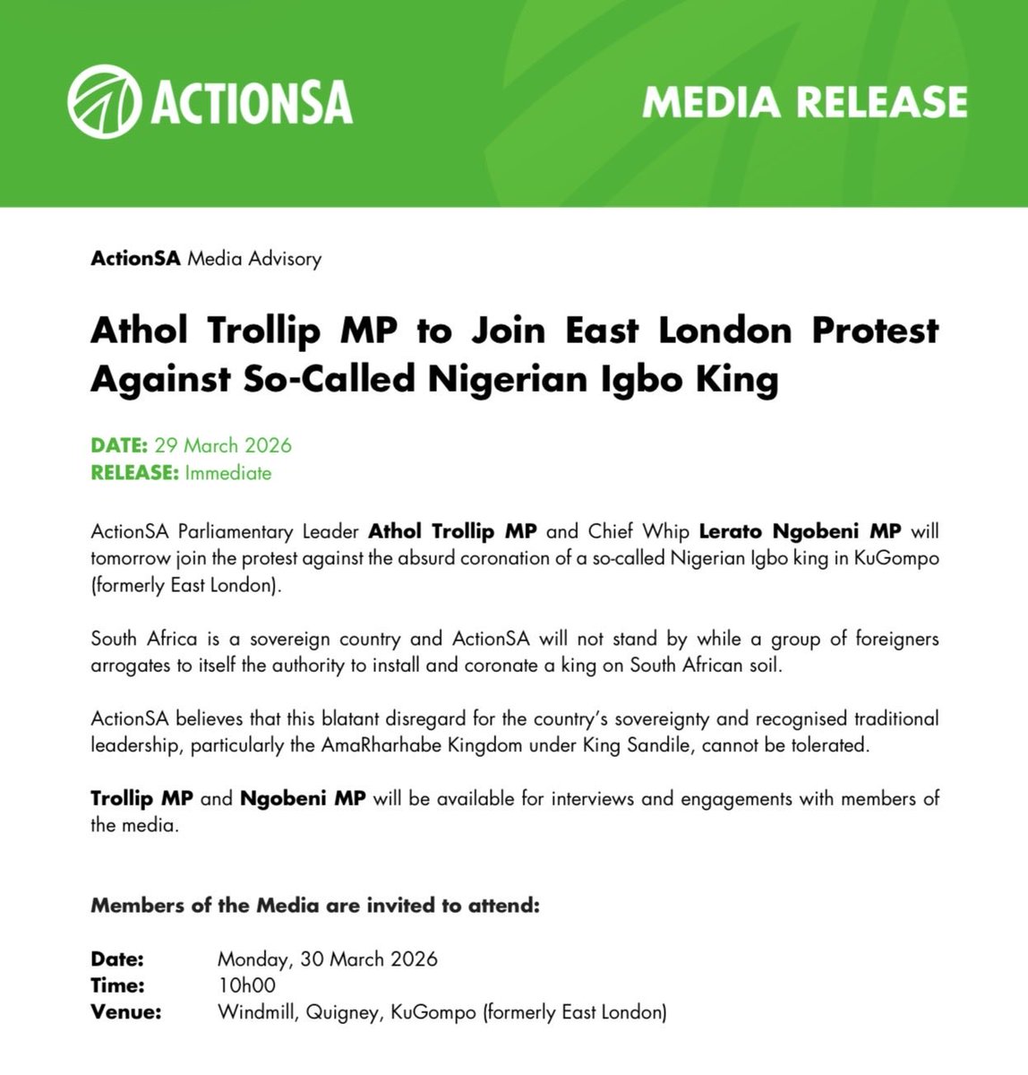 Herman Mashaba tweet media