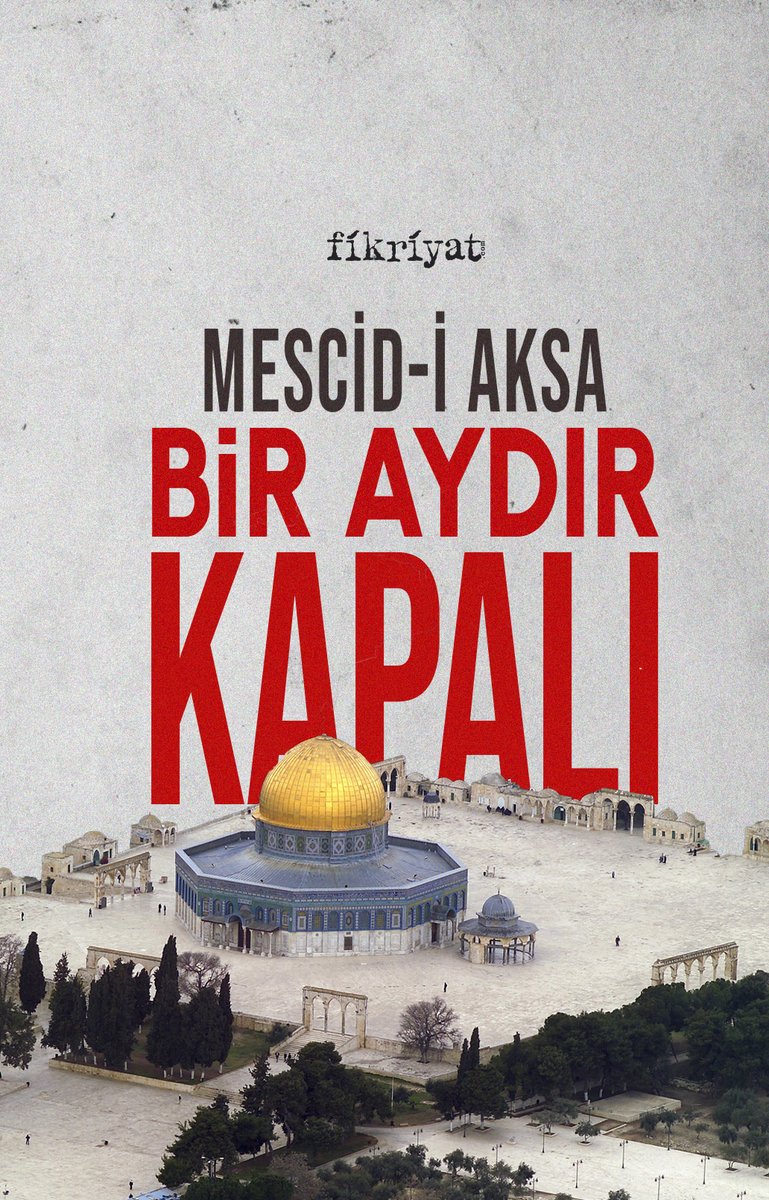 İşgalci “israil”, Mescid-i Aksa’yı 30 gündür kapalı tutuyor.