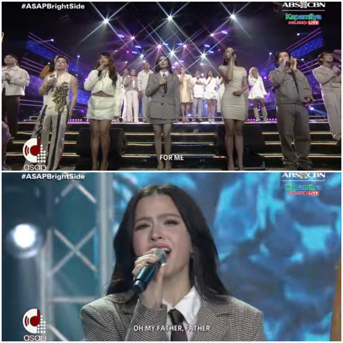 08_jewel09's tweet photo. just watched ASAP whole show, super proud of my girlie @alexailacad . Once again, her live vocals and face card captured the attention of viewers. She's visible from opening, in-between, and finale prod
(thankyou KOL pwd mag-backward view)
#AlexaIIacad
#GenZTotalPerformer https://t.co/CGLbXjtLeK